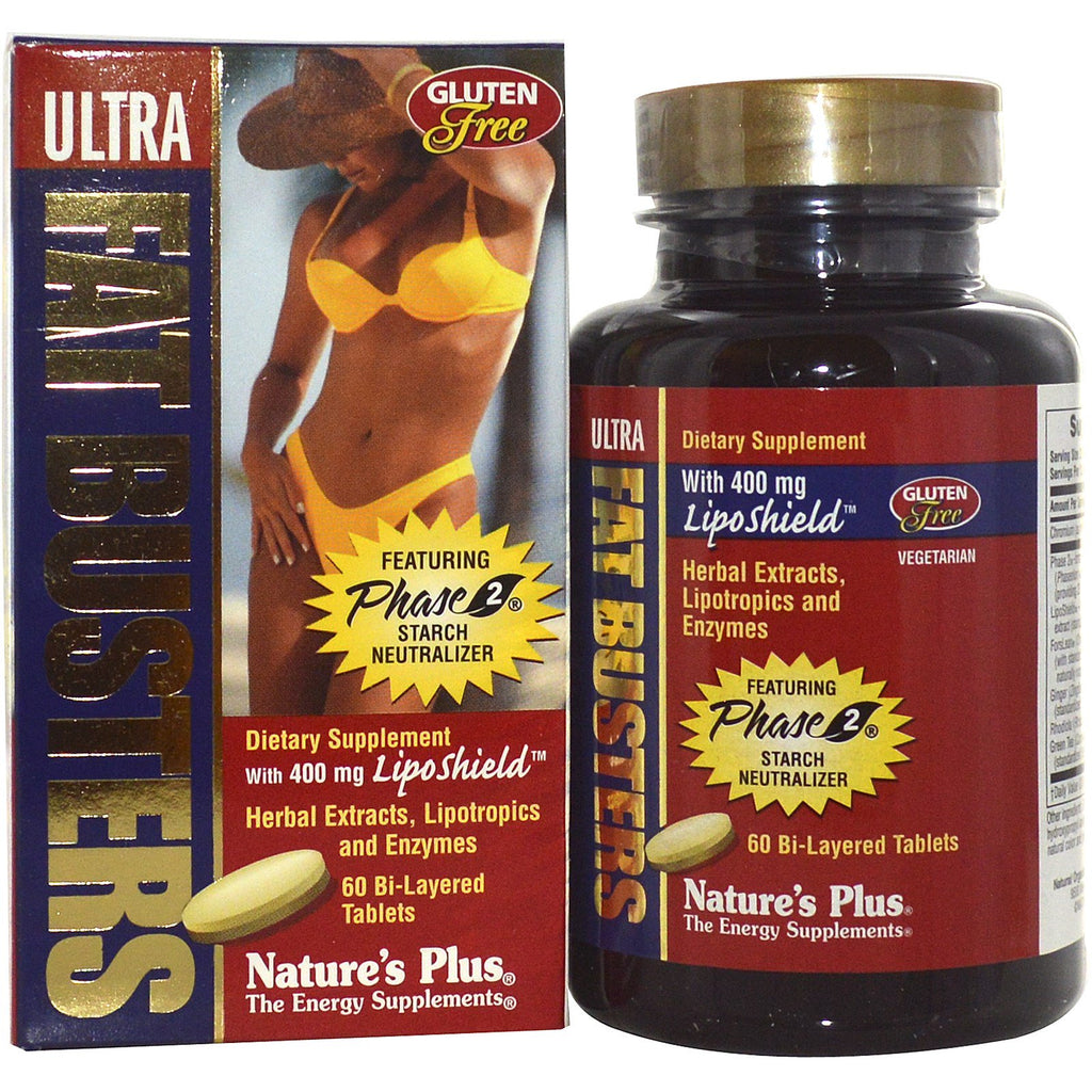 Nature's Plus, Ultra Fat Busters, 60 tolags tabletter