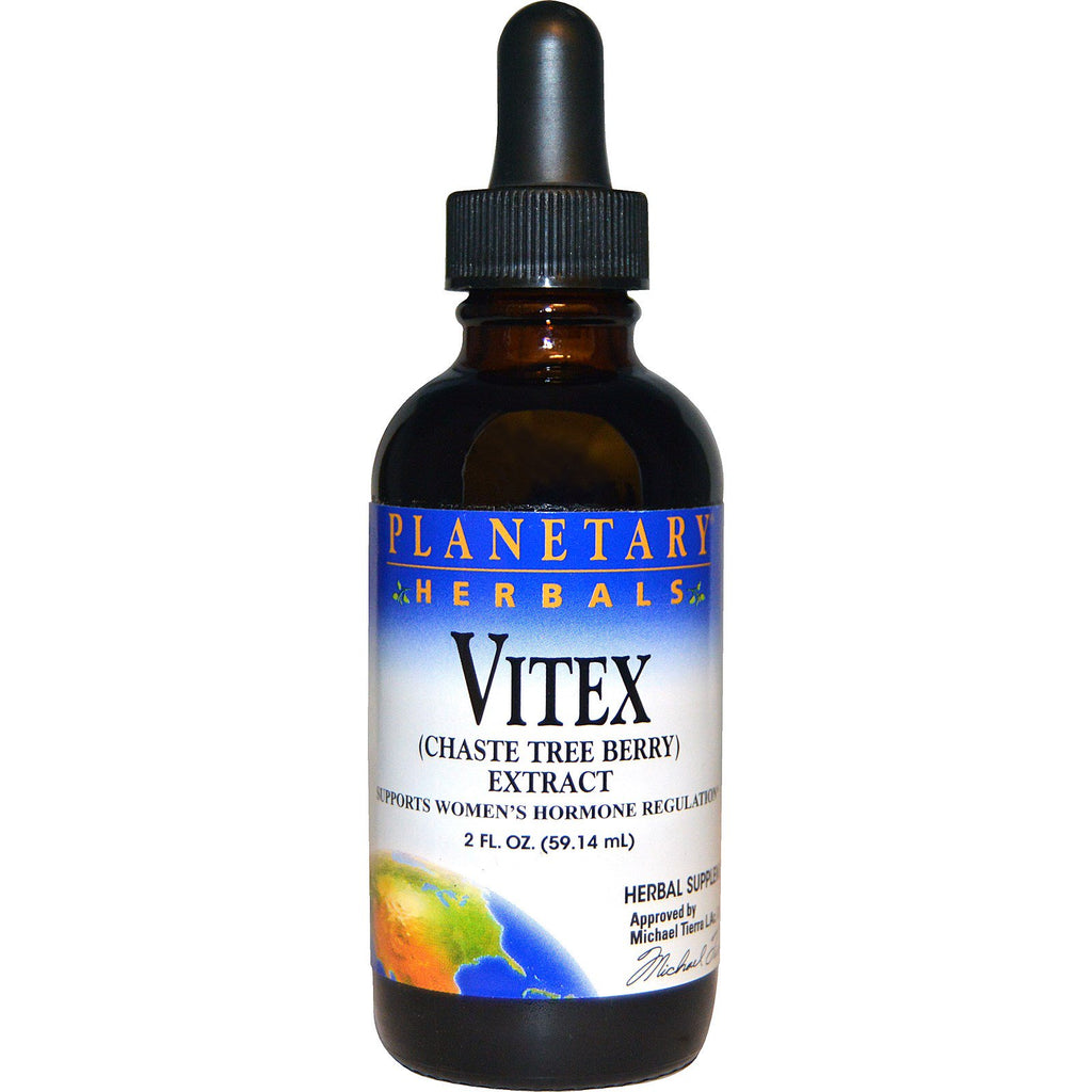 Planetary Herbals, Extracto de Vitex, (Baya del árbol casto), 2 fl oz (59,14 ml)