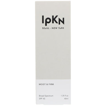 IPKN, BB Moist & Firm SPF 45, moyen, 1,35 fl oz (40 ml)