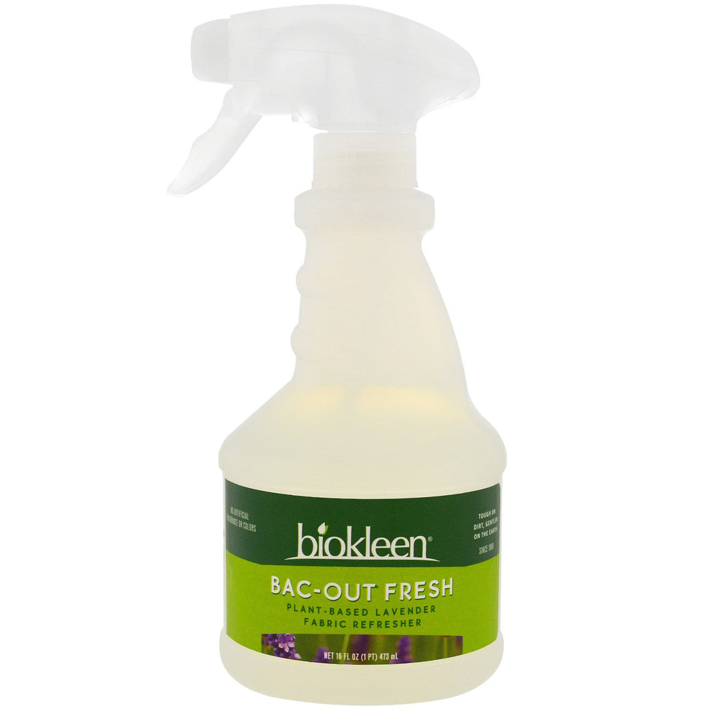 Bio Kleen, Bac-Out Fresh, refrescante para telas, lavanda, 473 ml (16 oz. líq.)