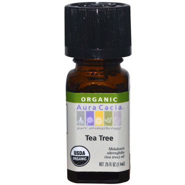 Aura Cacia, Tea Tree, 0,25 fl oz (7,4 ml)