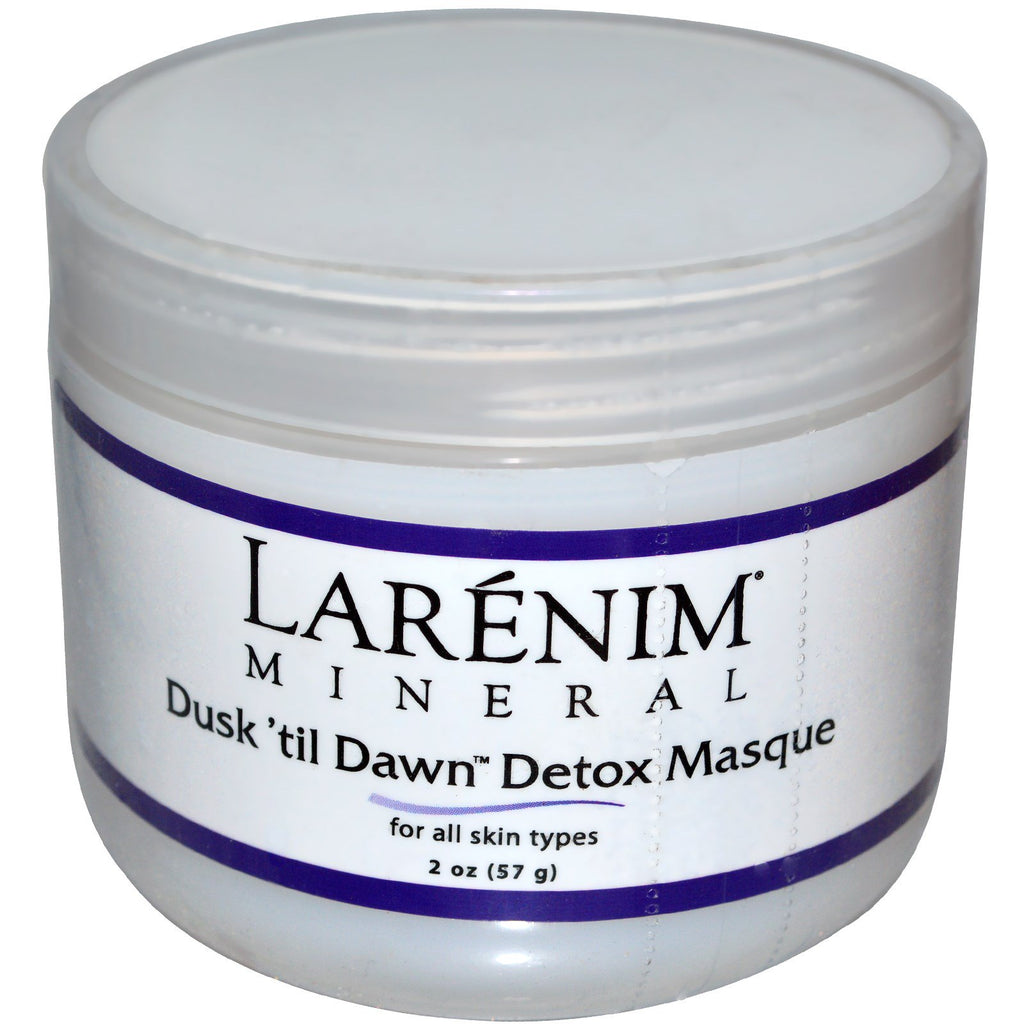 Larenim, Masque détox Dusk 'til Dawn, pour tous les types de peau, 2 oz (57 g)