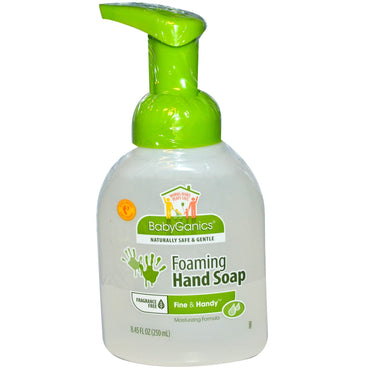 BabyGanics, Foaming Hand Soap, Fragrance Free, 8 fl oz (236 ml)