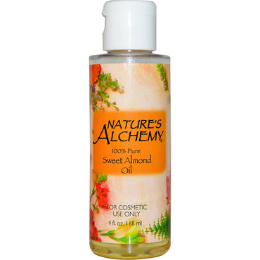 Nature's Alchemy, Sweet Almond Oil, 4 fl oz (118 ml)