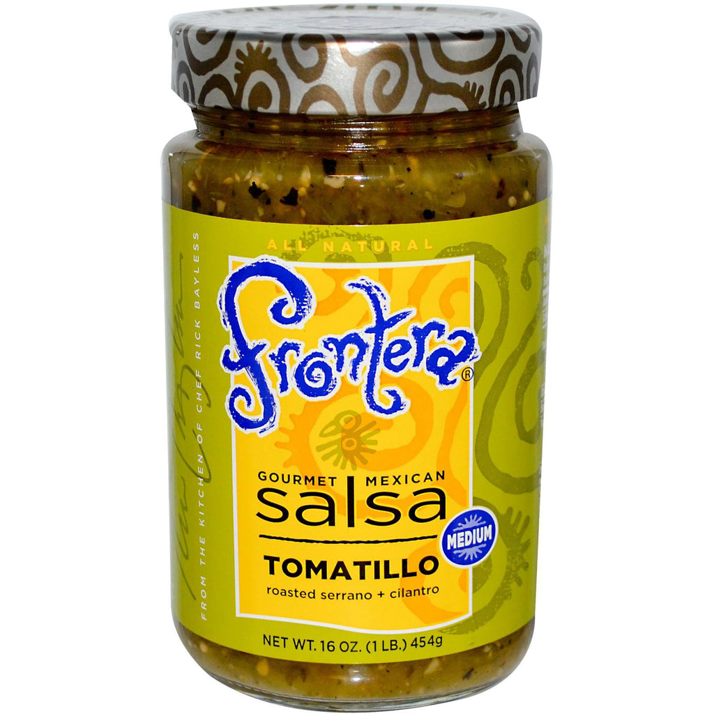 Frontera, Salsa mexicaine gastronomique, Tomatille, Moyenne, 16 oz (454 g)