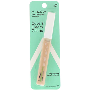 Almay, Clear Complexion Concealer, 100, Light, 0.18 fl oz (5.3 ml)