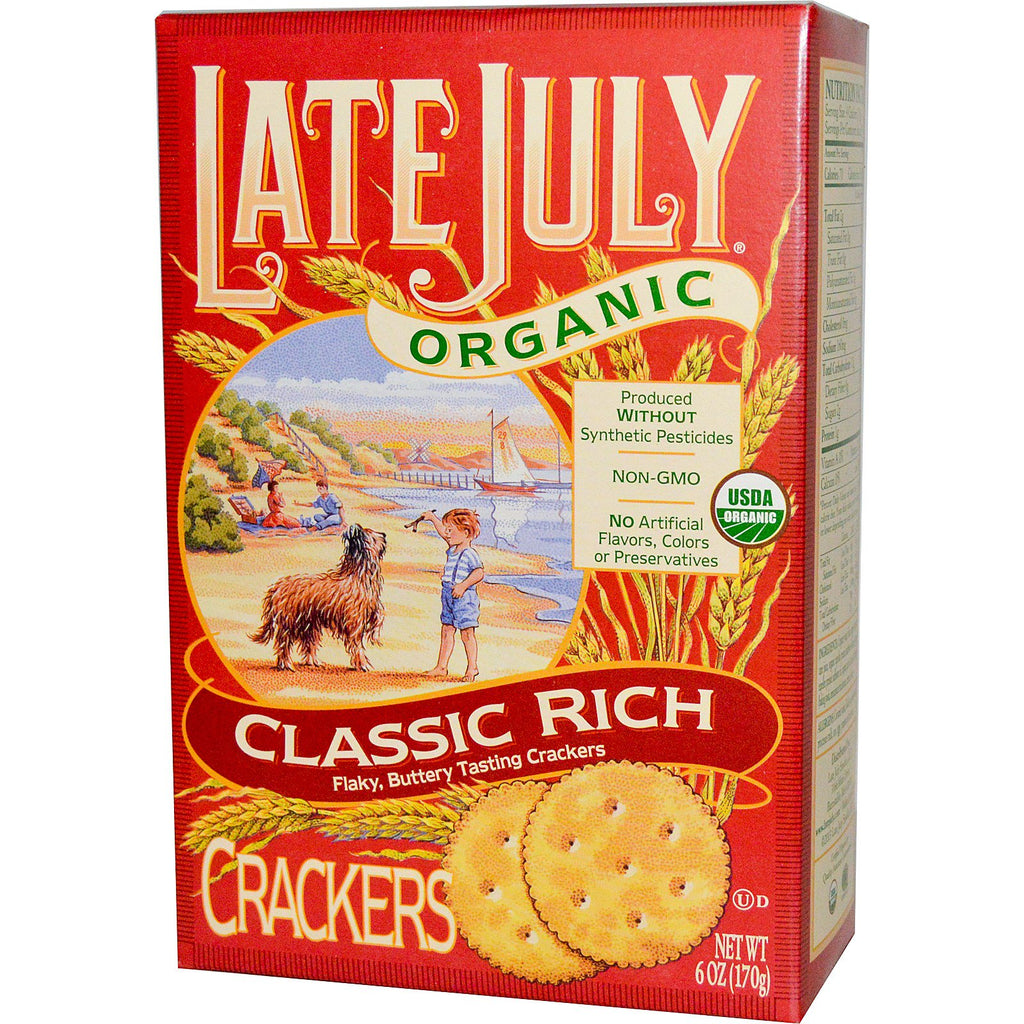 Sidst i juli, Classic Rich Crackers, 6 oz (170 g)