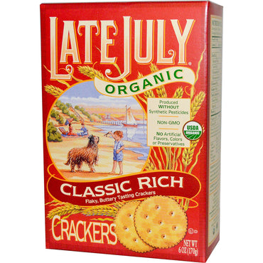Eind juli, klassieke rijke crackers, 6 oz (170 g)