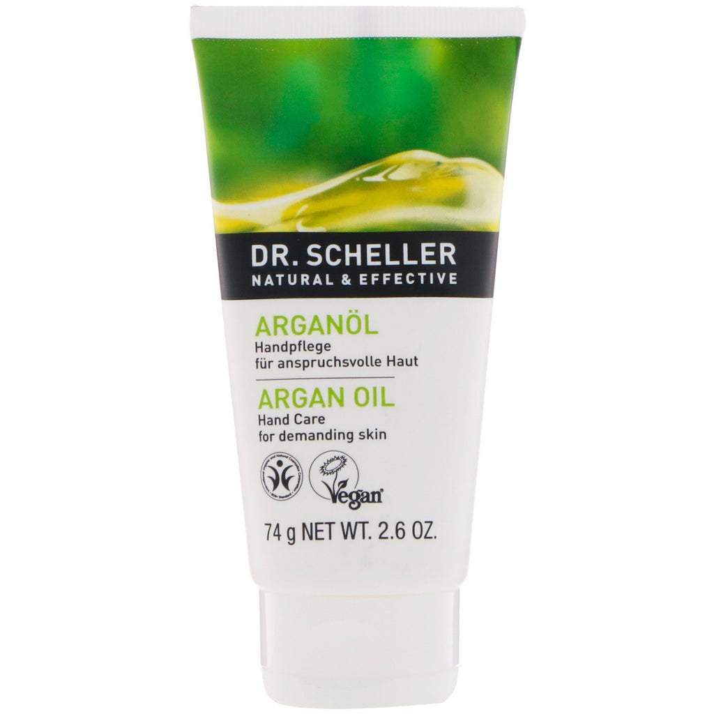 Dr. Scheller, Hand Care, Argan Oil, Demanding Skin, 2.6 oz (74 g)