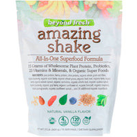 Beyond Fresh, Amazing Shake, All in One Superfood Formula, Natural Vanilla Flavor, 1.1 lb (500 g)