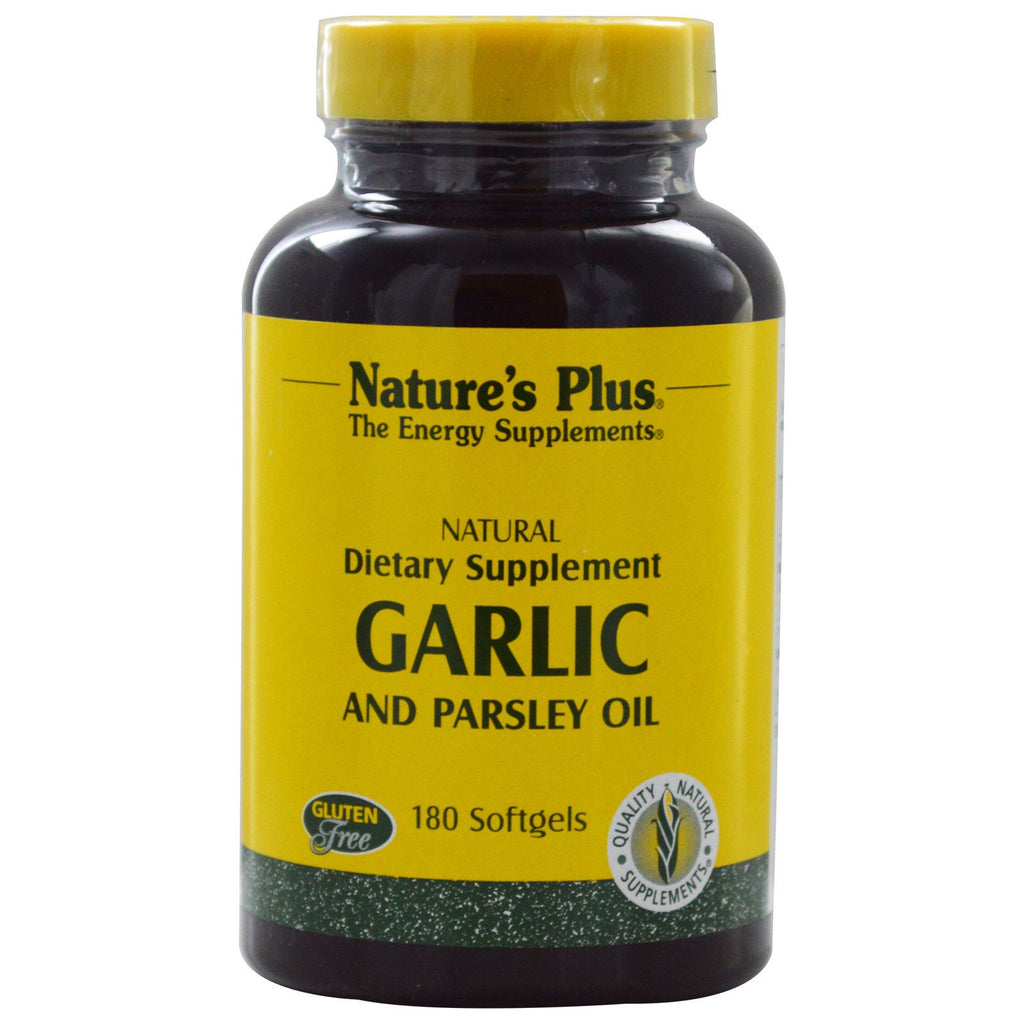 Nature's Plus, Garlic and Parsley Oil, 180 Softgels