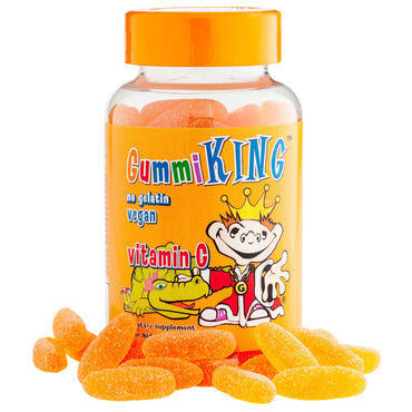 Gummi King, Vitamin C für Kinder, natürlicher Orangengeschmack, 60 Gummis