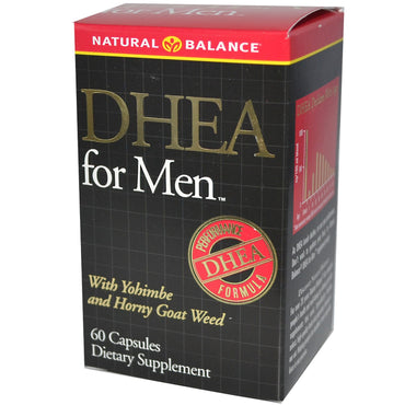 Natural Balance, DHEA for Men, 60 Capsules