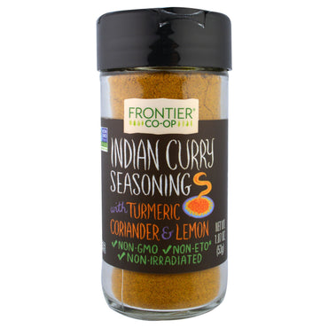 Frontier Natural Products, Assaisonnement au curry indien, 1,87 oz (53 g)