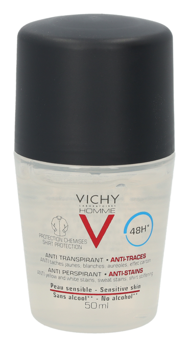 Vichy Homme Desodorante Roll-On Antitranspirante 48H 50 ml
