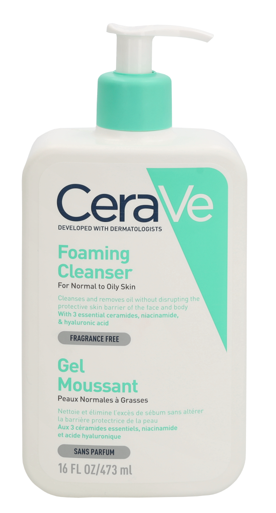 Nettoyant moussant CeraVe avec pompe 473 ml