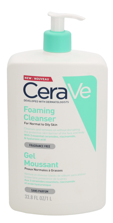 CeraVe Foaming Cleanser w/Pump 1000 ml