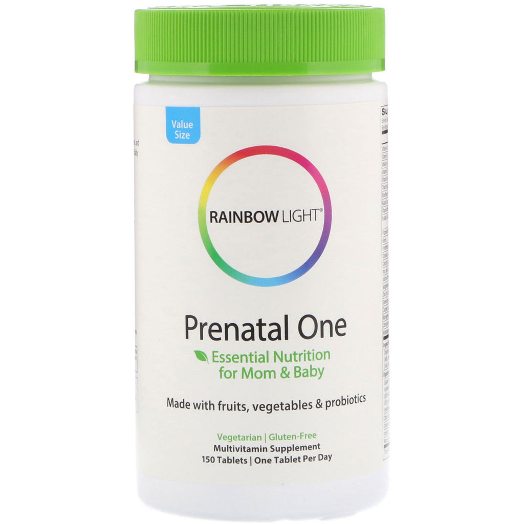 Rainbow light, prenatal en, 150 tabletter