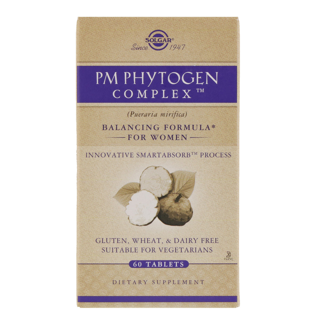 Solgar, complejo PM PhytoGen, 60 comprimidos