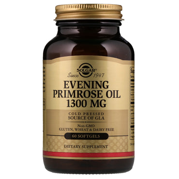 Solgar, Evening Primrose Oil, 1300 mg, 60 Softgels