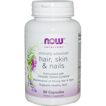 Now Foods Solutions Hair Skin & Nails 90 Capsules