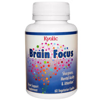 Wakunaga - Kyolic, Brain Focus, 60 Veggie Caplets