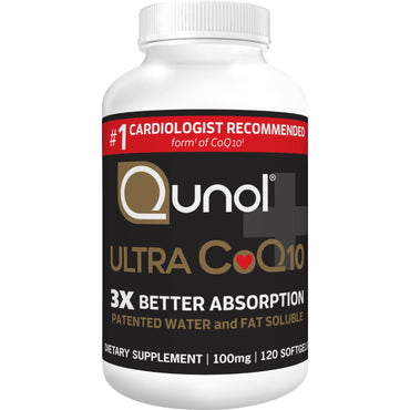 Qunol, ウルトラ CoQ10、100 mg、ソフトジェル 120 個