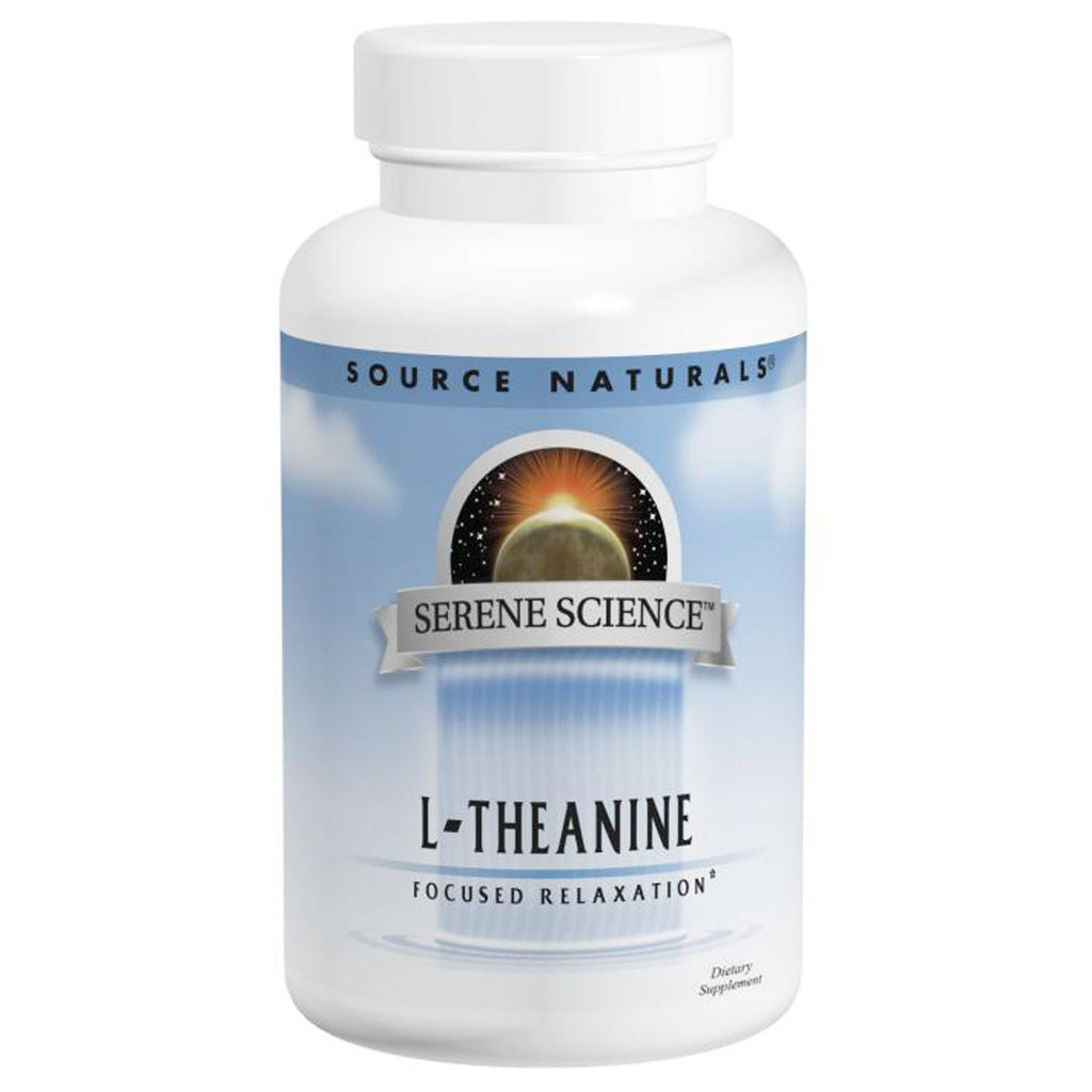 Source Naturals, L-Theanine, 200 מ"ג, 60 כמוסות