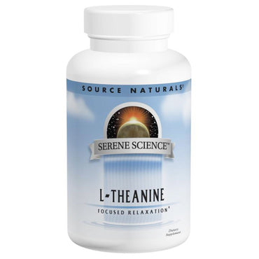 Source Naturals, L-théanine, 200 mg, 60 gélules