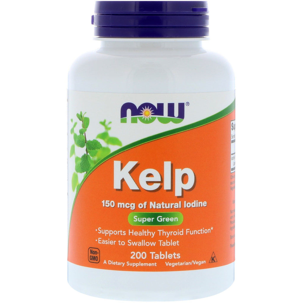 Now Foods, Kelp, 150 µg, 200 Tabletten