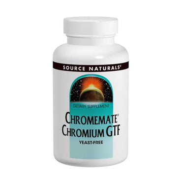 Source Naturals, Chromemate Chroom GTF, 200 mcg, 240 tabletten