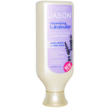 Jason Natural, Pure Natural Conditioner, Volumizing Lavender, 16 oz (454 g)