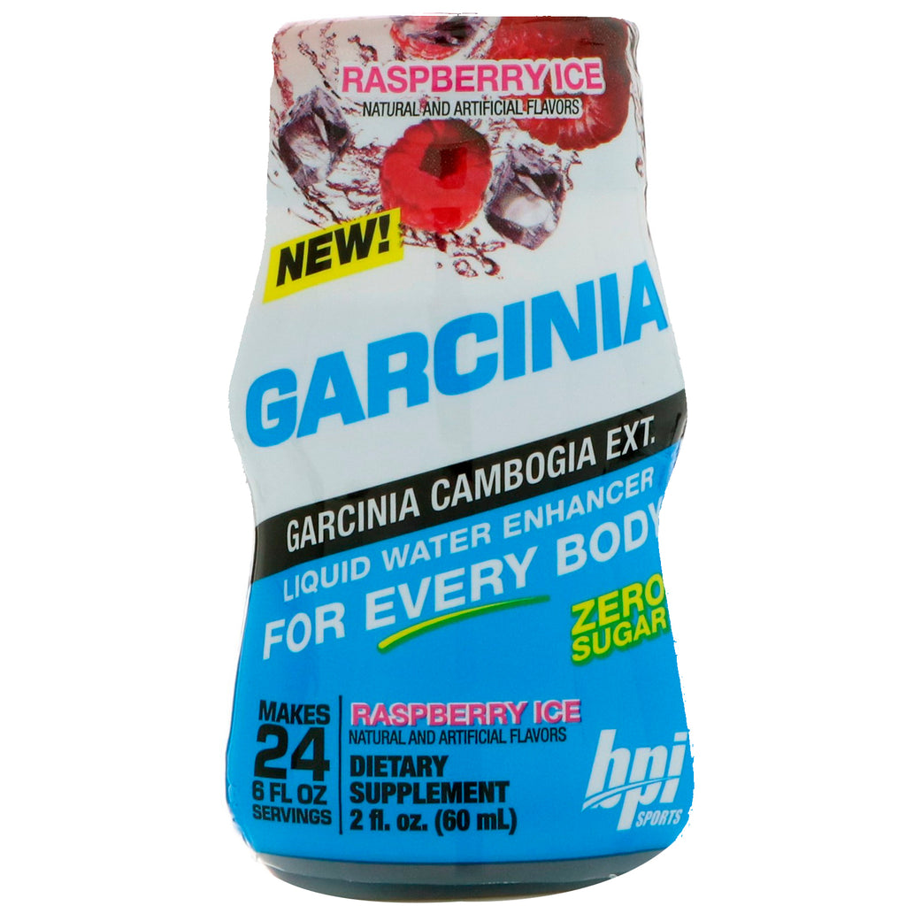 BPI Sports, Garcinia Liquid Water Enhancer, Raspberry Ice, 2 fl oz (60 ml)