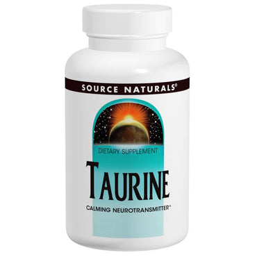 Source Naturals, Taurina 1000, 1.000 mg, 120 Cápsulas