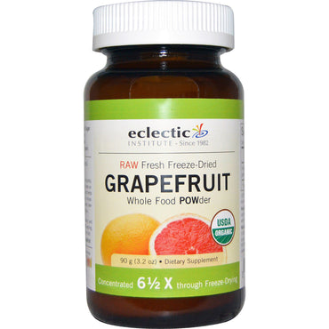 Eclectic Institute, Grapefruitpulver, roh, 3,2 oz (90 g)