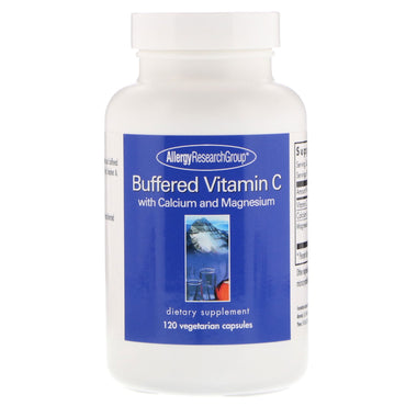 Allergy Research Group, Vitamina C tamponada, 120 cápsulas vegetarianas