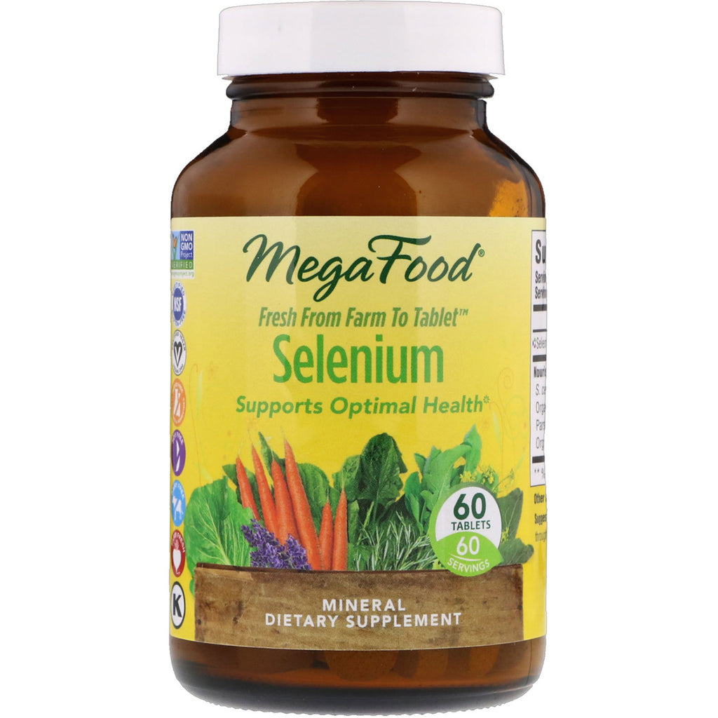 Megafood, selenium, 60 tabletten