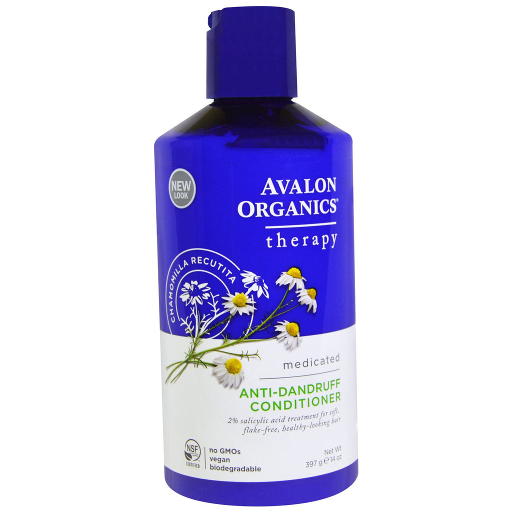 Avalon s, Après-shampooing antipelliculaire, Chamomilla Recutita, 14 oz (397 g)