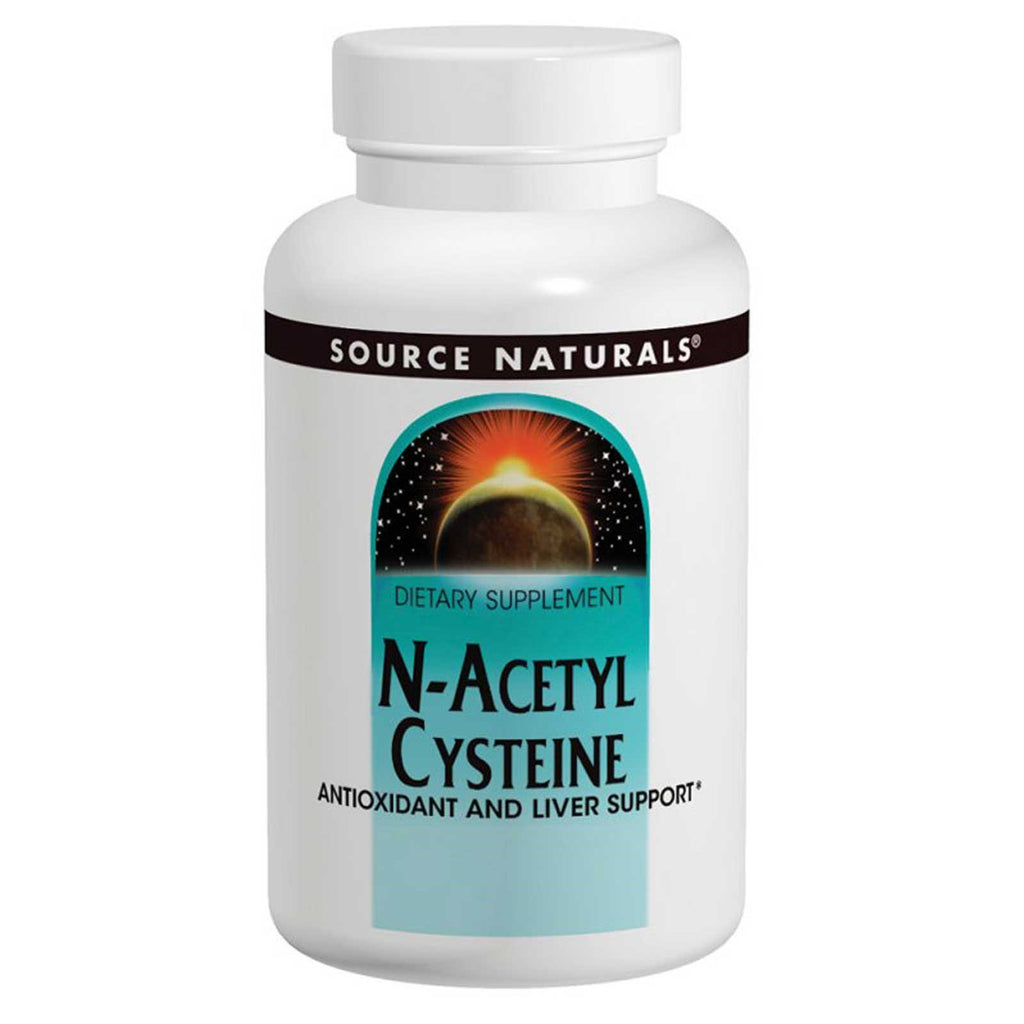 Source Naturals, N-acetylcystein, 1000 mg, 120 tabletter