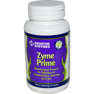 Houston Enzymes, Zyme Prime, Multi-Enzyme, 90 Capsules