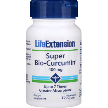 Life Extension, Super Bio-Curcumine, 400 mg, 30 capsules végétariennes