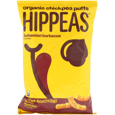 Hippeas,  Chickpea Puffs, Bohemian Barbecue Flavored, 4 oz (113 g)