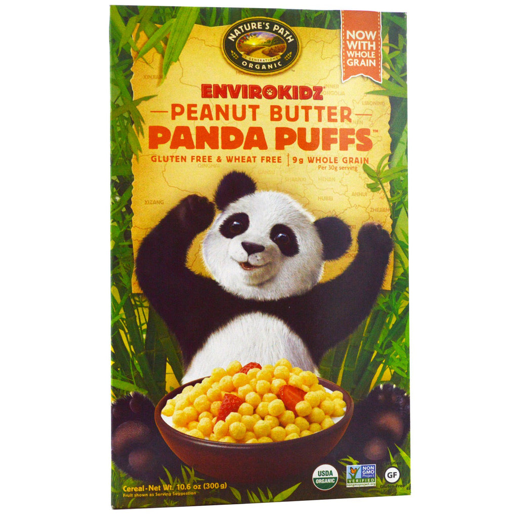 Nature's Path EnviroKidz  Peanut Butter Panda Puffs 10.6 oz (300 g)