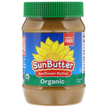 SunButter, mantequilla de girasol, 16 oz (454 g)