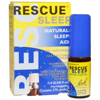 Bach, Original Flower Remedies, Rescue Sleep, Natural Sleep Aid Spray, 0.245 fl oz (7 ml)