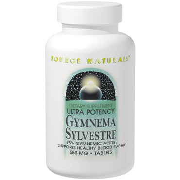 Source Naturals, Gymnema Sylvestre de Ultra Potência, 550 mg, 120 Comprimidos