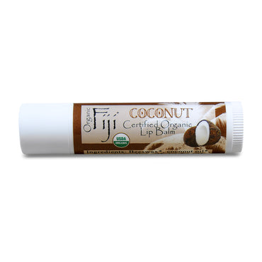 Fiji, Certified  Lip Balm, Coconut, 0.15 oz (4.25 g)