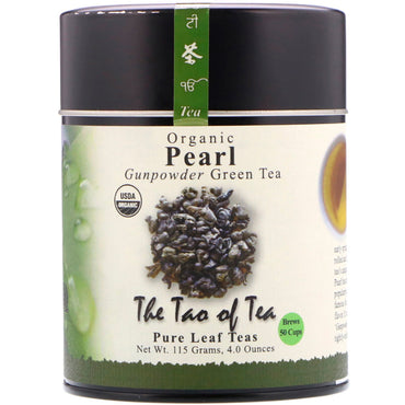 चाय का ताओ, गनपाउडर ग्रीन टी, मोती, 4.0 आउंस (115 ग्राम)