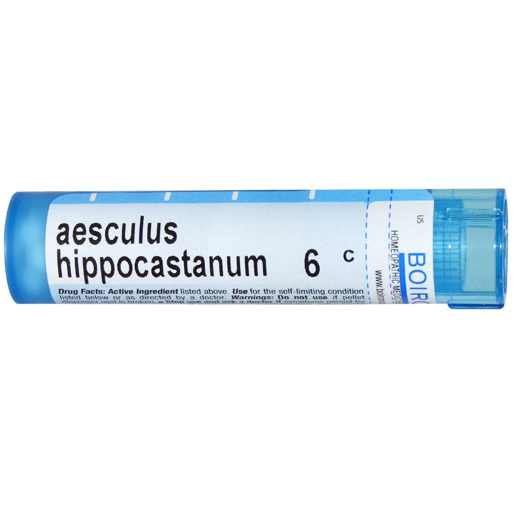 Boiron, remédios individuais, aesculus hippocastanum, 6c, aproximadamente 80 pellets