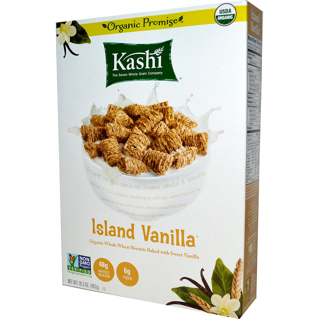 Kashi, fuldkornskiks, ø-vanilje, 462 g (16,3 oz)